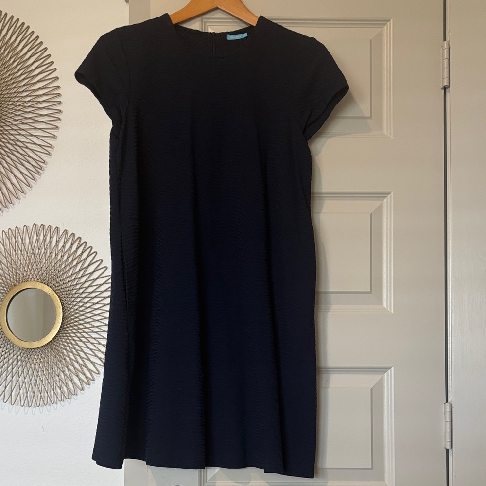 Navy Swing Dress